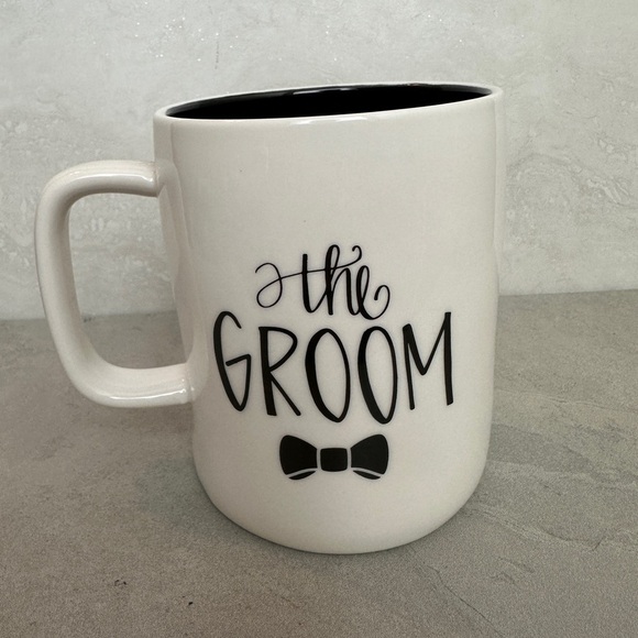 Mary Square "The Groom" 20 oz Organic Ceramic Coffee Mug New Wedding - Picture 2 of 6
